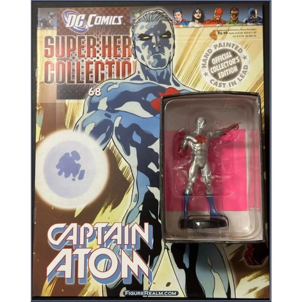 Eaglemoss 1:16 DC Comics Super Hero Fig w/Book: Captain Atom #68